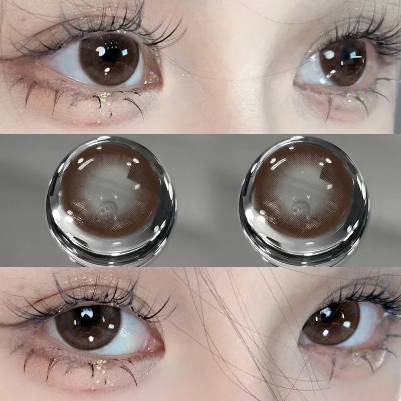 Red Bean Chestnut Contact Lenses(12 months wear)
