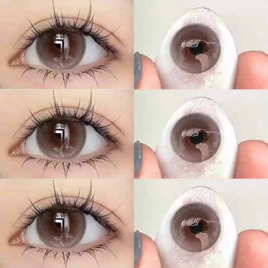 Little Milk Foam Grey Contact Lenses(6 months wear)