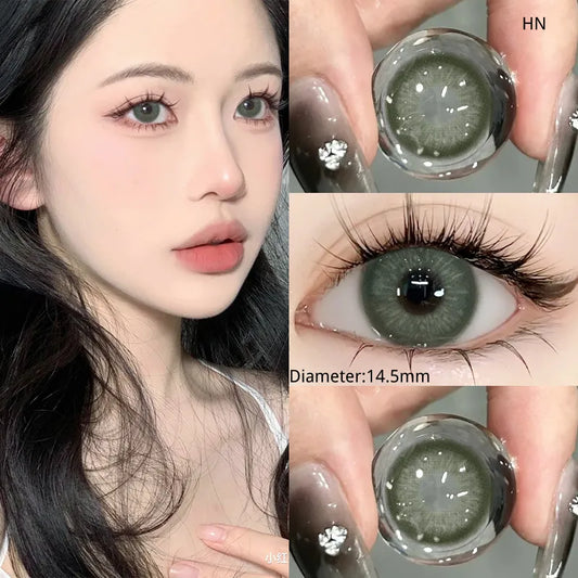 Dark Sea Green Contact Lenses(6 months wear)