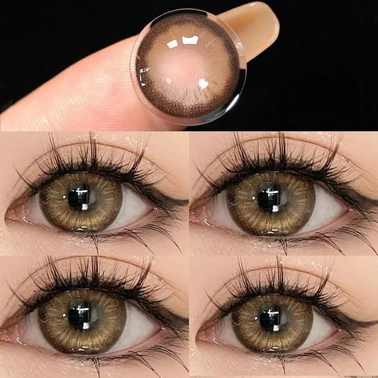 Bangkok Amber Brown Contact Lenses(12 months wear)