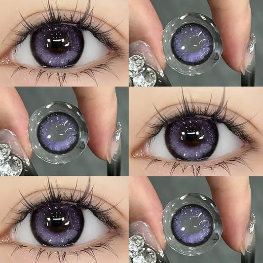 Luminous Body Purple 14.5mm Contact Lenses(6months wear)