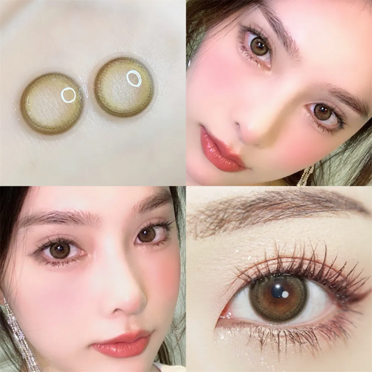 Olive Green Contact Lenses(6 months wear)