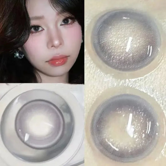 Dripping Water Gray 14.2mm Contact Lenses(6months wear)