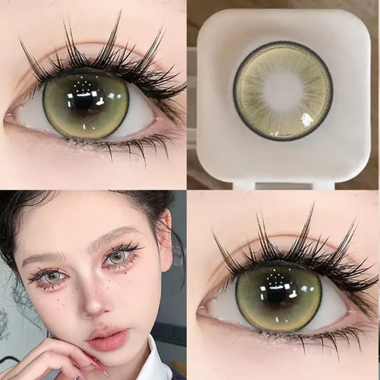 Mango Brown 14.2mm Contact Lenses(6months wear)