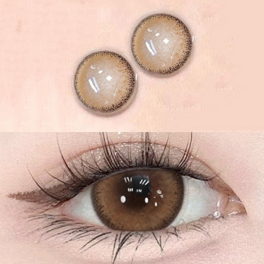 Chocolate Brown Contact Lenses(6 months wear)