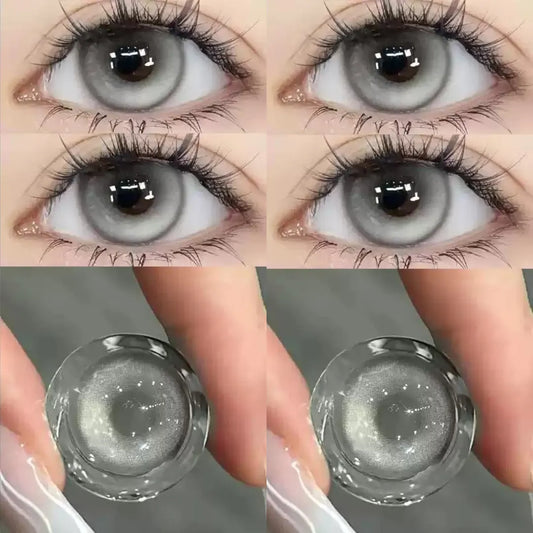 Reflective Light Grey Contact Lenses(6 months wear)