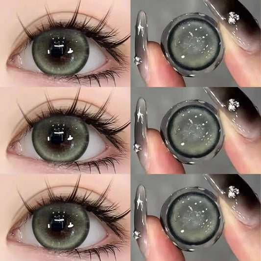 Soft Mist Donut Green 14.5mm Contact Lenses(6 months wear)