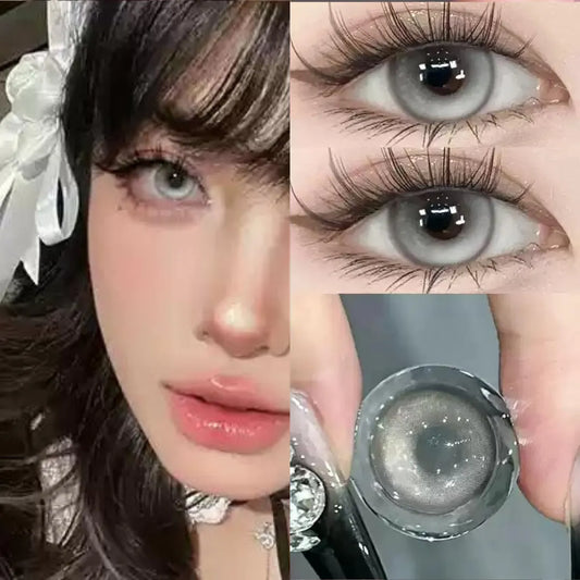 Reflective Lamp Gray Contact Lenses(6months wear)
