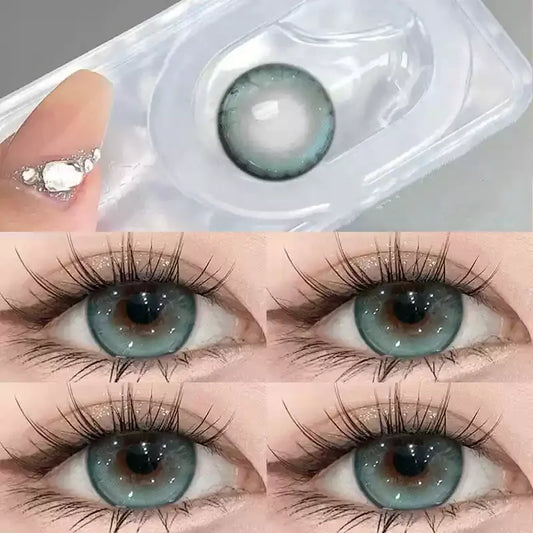Gravitational Light Sensing Green Contact Lenses(6 months wear)