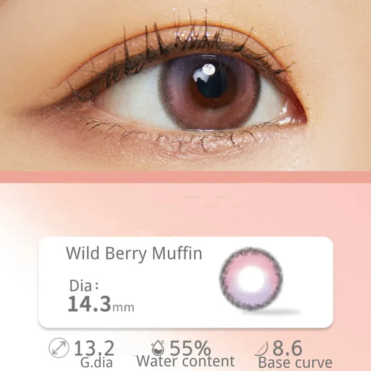 Wild Berry Muffin Contact Lenses(1Day/10pcs)