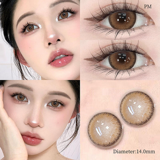 Chocolate Brown Contact Lenses(6 months wear)