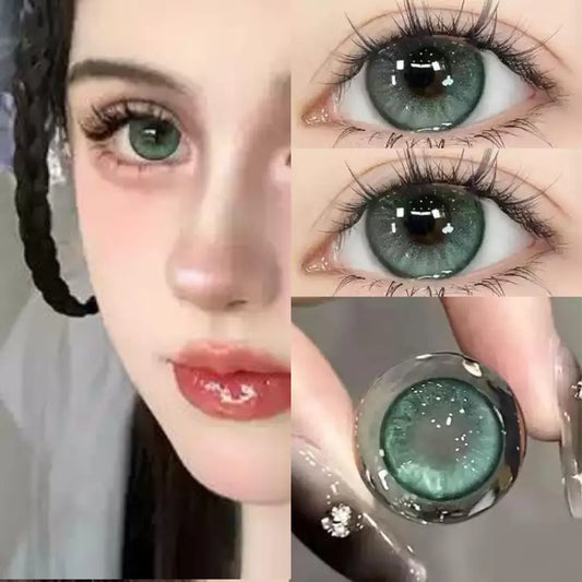 Matcha Pearl Green Contact Lenses(6 months wear)