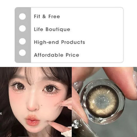 Coffee Brown Contact Lenses(6 months wear)
