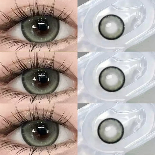 Soft Mist Donut Green Contact Lenses(6 months wear)