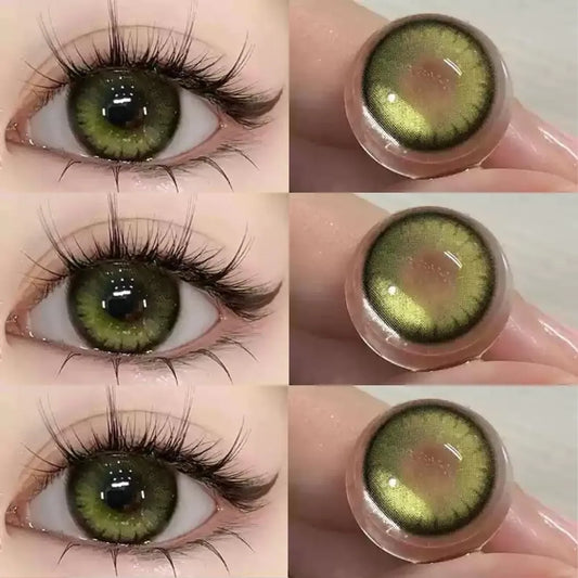 Dark Forest Green Contact Lenses(6 months wear)