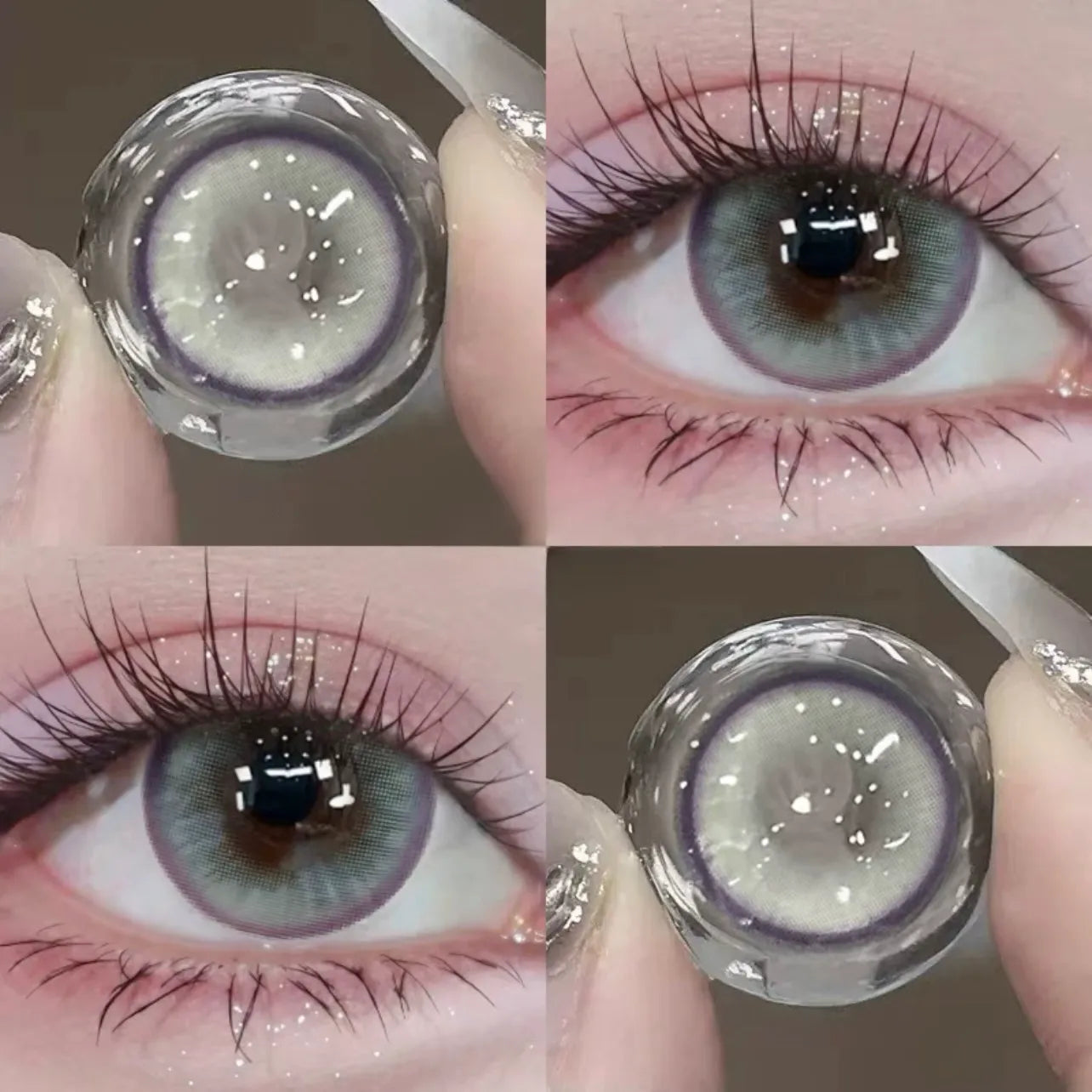 Lilac Gray 14.2mm Contact Lenses(6months wear)