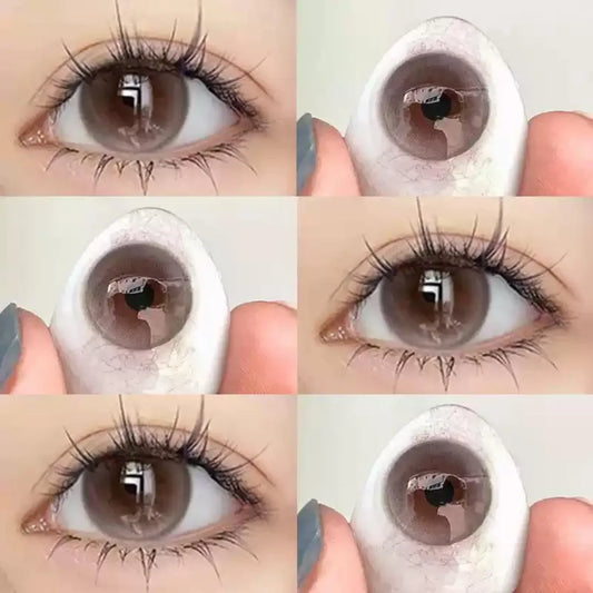 Little Milk Foam Grey Contact Lenses(6 months wear)