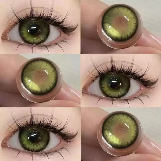 Dark Forest Green Contact Lenses(6 months wear)