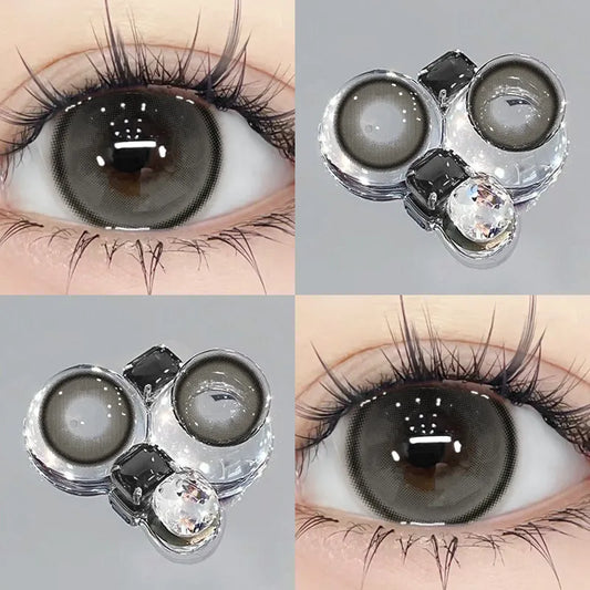 Ice Silver Gray Contact Lenses(6 months wear)