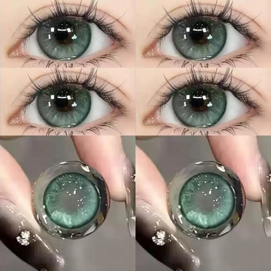 Matcha Pearl Green Contact Lenses(6 months wear)