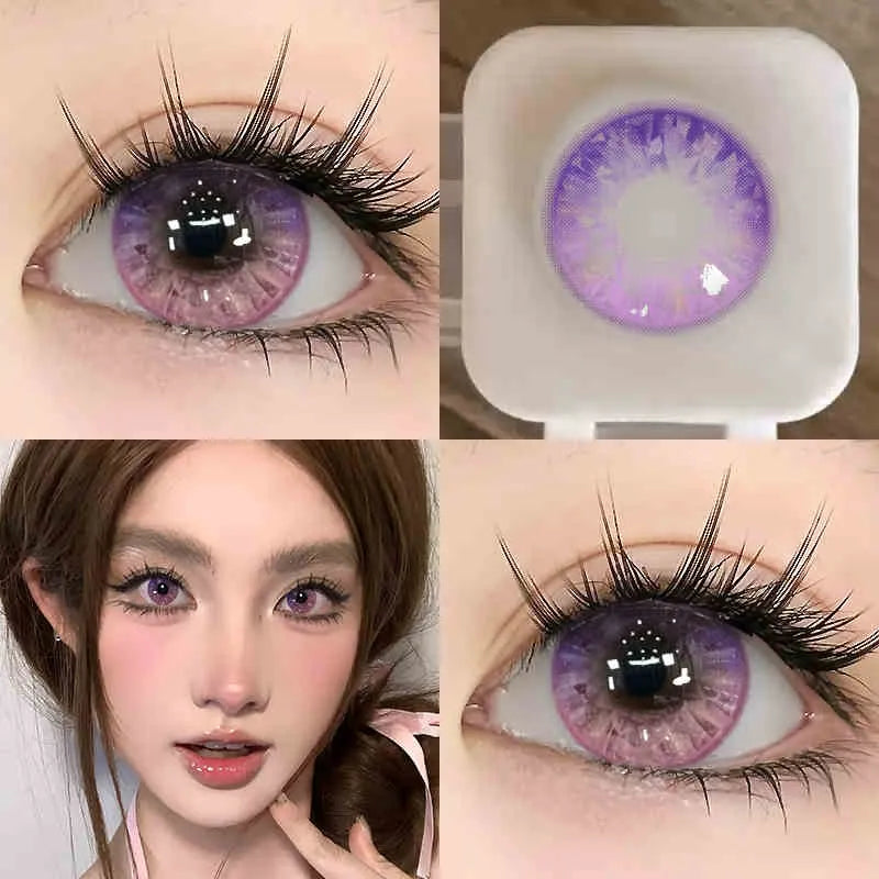 Broken Dream Purple Contact Lenses(6months wear)