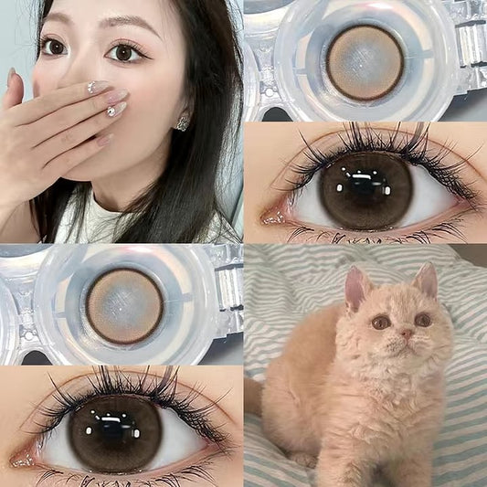 Persimmon Ice Contact Lenses(6 months wear)