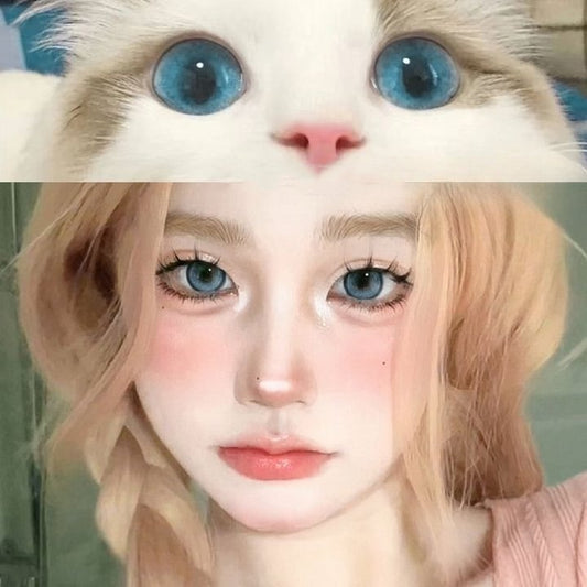 Swan Lake Blue Contact Lenses(6 months wear)