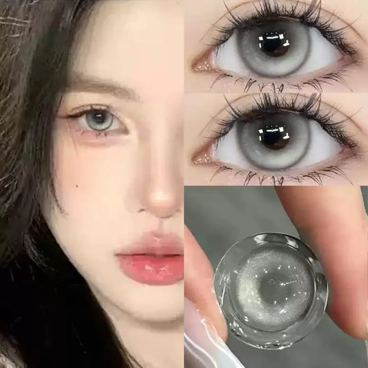 Reflective Light Grey Contact Lenses(6 months wear)