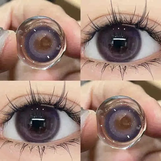 Grape Sauce Purple Blue Contact Lenses(6months wear)