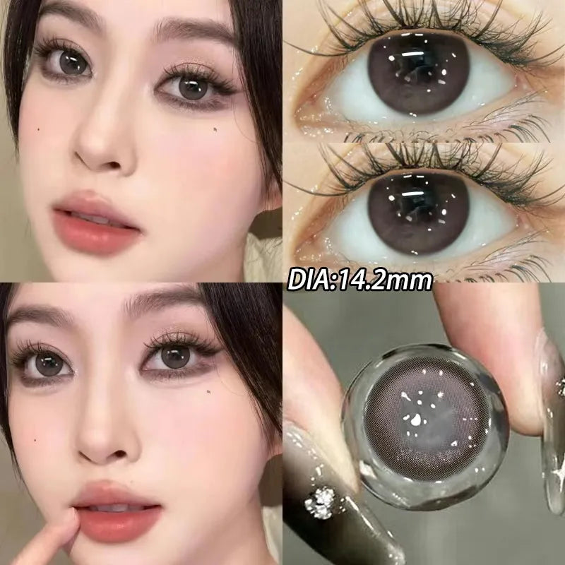 Pink Violet 14.2mm Contact Lenses(6 months wear)