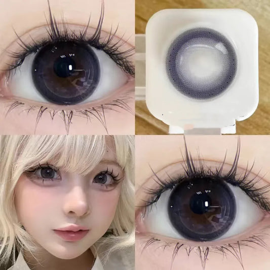 Grape Jam Purple Blue Contact Lenses(12 months wear)