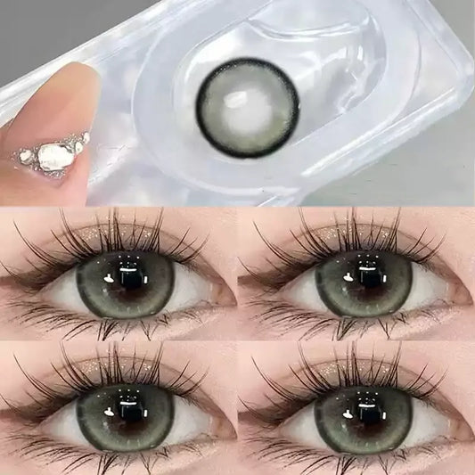 Soft Mist Donut Green Contact Lenses(6 months wear)
